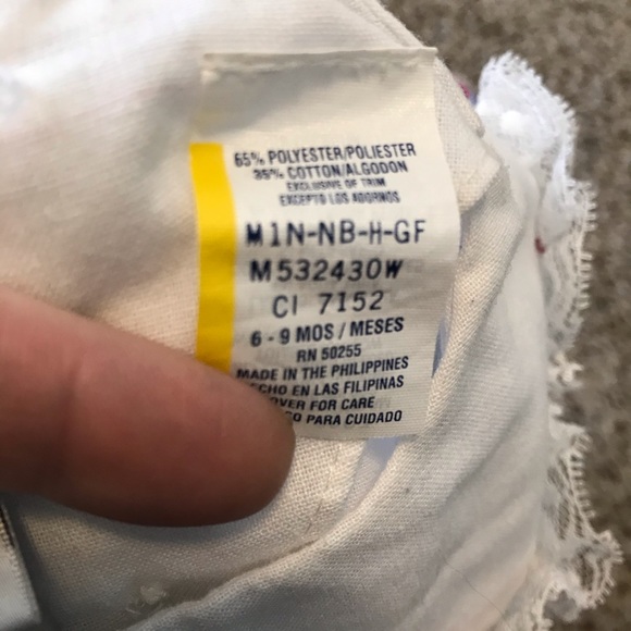 Vintage Small Stars baby flower top dress - Picture 8 of 8